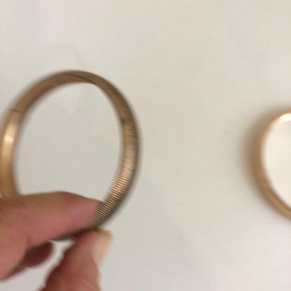 Antique Victorian Gold Tone Bracelets - Picture 3 of 4